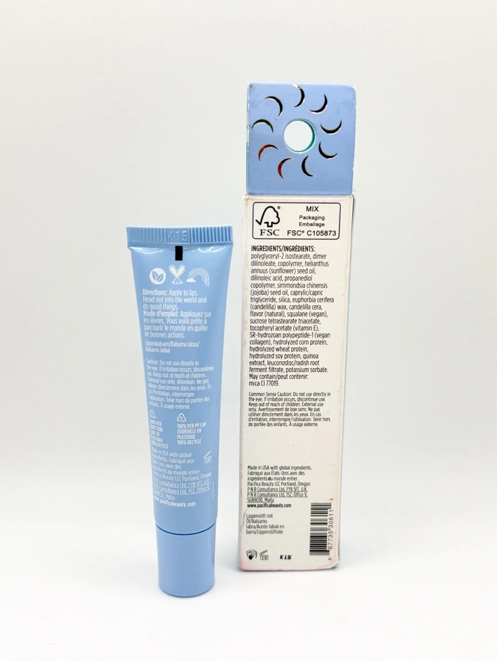 Pacifica Wake Up Beautiful Lip Balm + 33 Tabs 